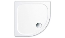 Produktbild: UDINE S Viertelkreis Duschwanne 81x81x2,5 cm Weiss (mit Sch&uuml;rze)