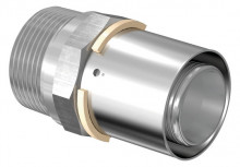 Produktbild: Uponor &Uuml;bergangsnippel S-Press  40-R1 1/4"MT   