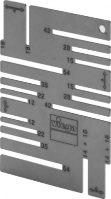 Produktbild: VIEGA Markierschablone Modell 2494