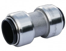Produktbild: VSH Tectite Steck-Fitting Muffe Edelstahl 15 mm lösbar 4755971