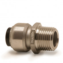 Produktbild: VSH Tectite Steck-Fitting Übergangsnippel Edelstahl 54x2" AG lösbar 4755839