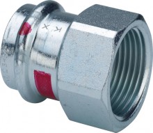 Produktbild: Viega PRESTABO &Uuml;bergangsst&uuml;ck IG,  C-Stahl 1112 15 mm x 1/2"  # 559557