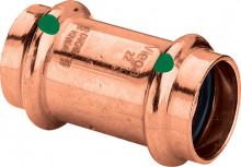 Produktbild: Viega PROFIPRESS Muffe 18 mm  # 292744 Kupfer Modell 2415  