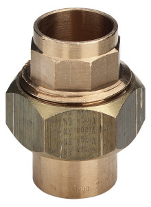 Produktbild: Viega Rotguss Lötanschluss 4330 Verschraubung flachdichtend 15 mm