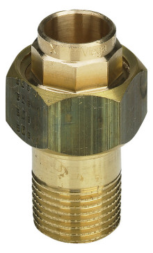 Produktbild: Viega Rotguss Lötanschluss 4341G Verschraubung konischdichtend 15 mm x 1/2" AG