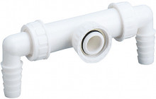 Produktbild: Waschgeräte-Doppelanschluss 1" zu UP-Siphon HL 400