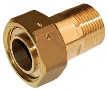 Produktbild: Wasserz&auml;hler-Verschraubung, Messing mit Dichtung, 1 1/2" 