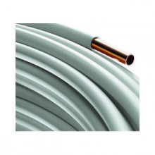 Produktbild: Wicu- Kupferrohr 15 x1,0  mm mit PVC-Stegmantel  a 25m Rolle