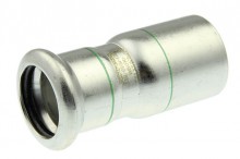 Produktbild: XPress Edelstahl Reduziernippel XPS 243 d 88,9 x 76,1 mit EPDM O-Ring