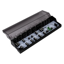 Produktbild: ZEWOTHERM Regelklemmleiste 230V + 24V 6-fach, Heizen - OHNE Pumpenlogik -
