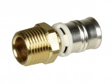 Produktbild: ALPEX F50 PROFI Übergang mit AG 26 mm x 1" AG, Messing