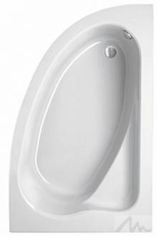 Produktbild: aspera 160 1600 x 1000 x 410mm weiß Eckwanne, linke Ausführung