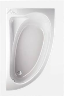 Produktbild: aspera 170 1700 x 1000 x 450mm weiß Eckwanne, linke Ausführung