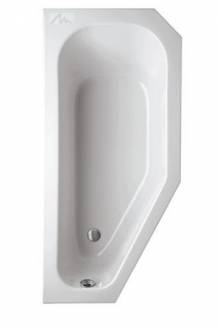 Produktbild: bursea 1600 x 750 x 450mm weiß Raumsparwanne, linke Ausführung