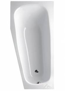Produktbild: globosa 170/70 1700 x 700 x 420mm weiß Raumsparwanne, linke Ausführung