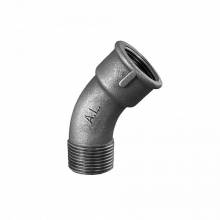 Produktbild: schwarz Bogen 1/2" IA 45° Nr. 40