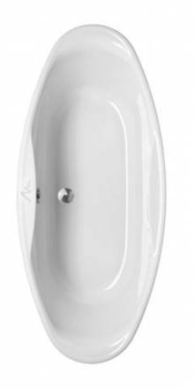 Produktbild: ubesa 1800 x 800 x 440mm wei&szlig; Ovalwanne