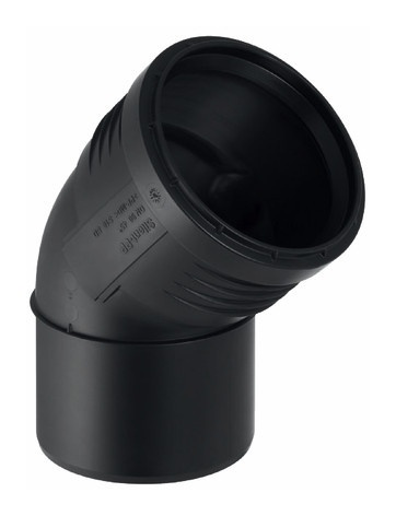 Geberit Silent-PP Tubo Di Scarico DN40 Con Manicotto - Lunghezza 250 Mm - Sistema Silenziato A Tre Strati Per Edilizia
