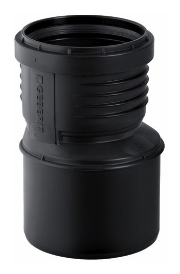 GEBERIT Silent PP Reduktion exzentrisch mit Muffe DN 90