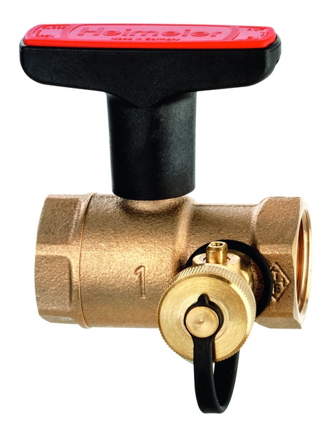 Heimeier Kugelhahn Globo H DN 40 Für Heizung – 1 1/2 Zoll, Rotguss, Bis 120°C Und 10 Bar