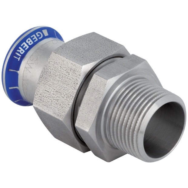 GEBERIT MAPRESS Edelstahl Übergangsverschraubung d 28 mm x 1