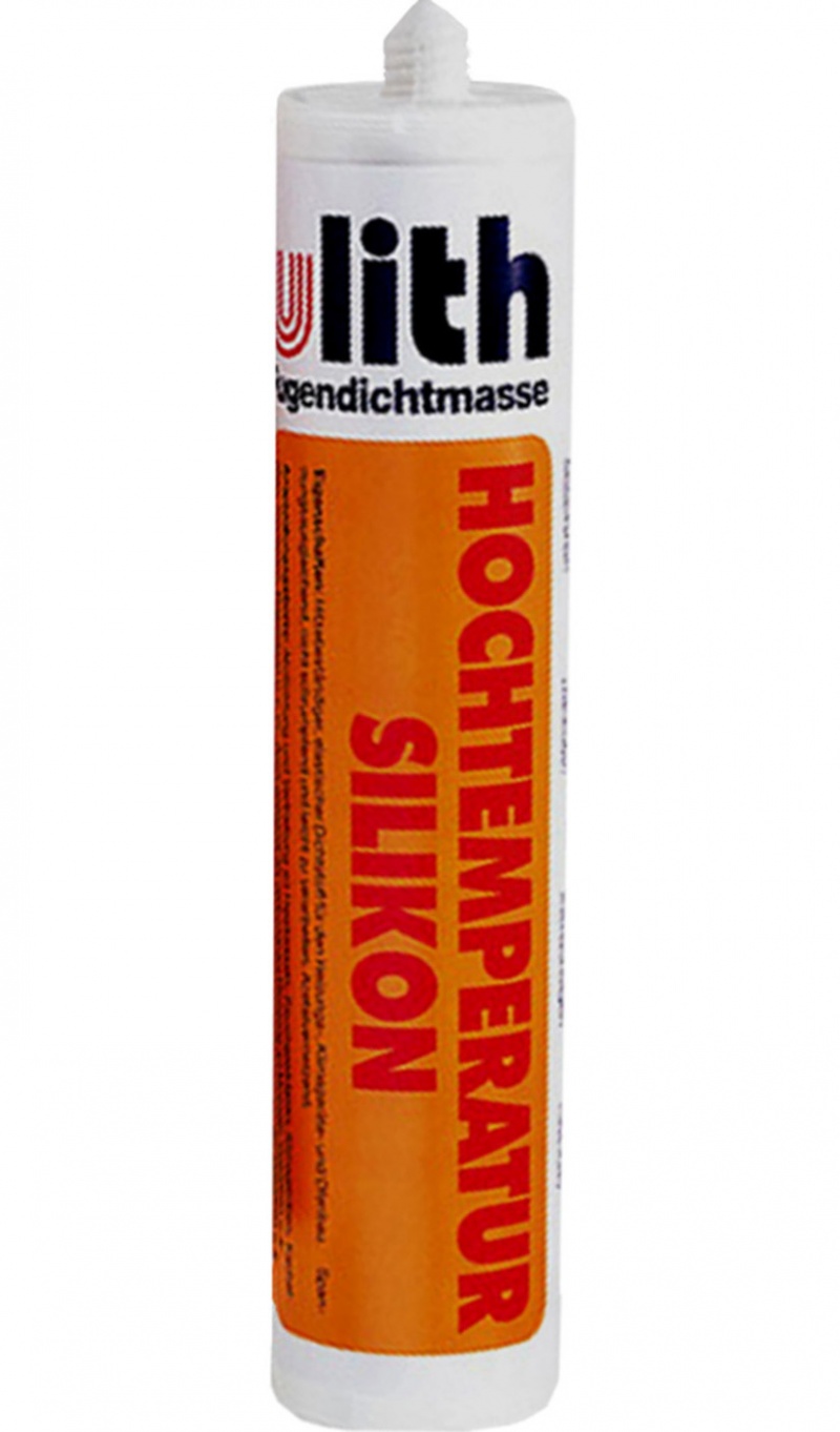 Ulith Hochtemperatur-Silikon 310 ml Kartusche, rot, bis 260°C (252359) -  WBV, - Hahn Großhandel - Sigrun Hahn e.K.