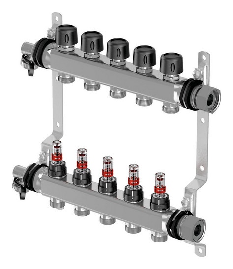 Uponor Vario S Verteiler FM 12x3/4 EURO (1086548 ) - UPONOR, Edelstahl ...